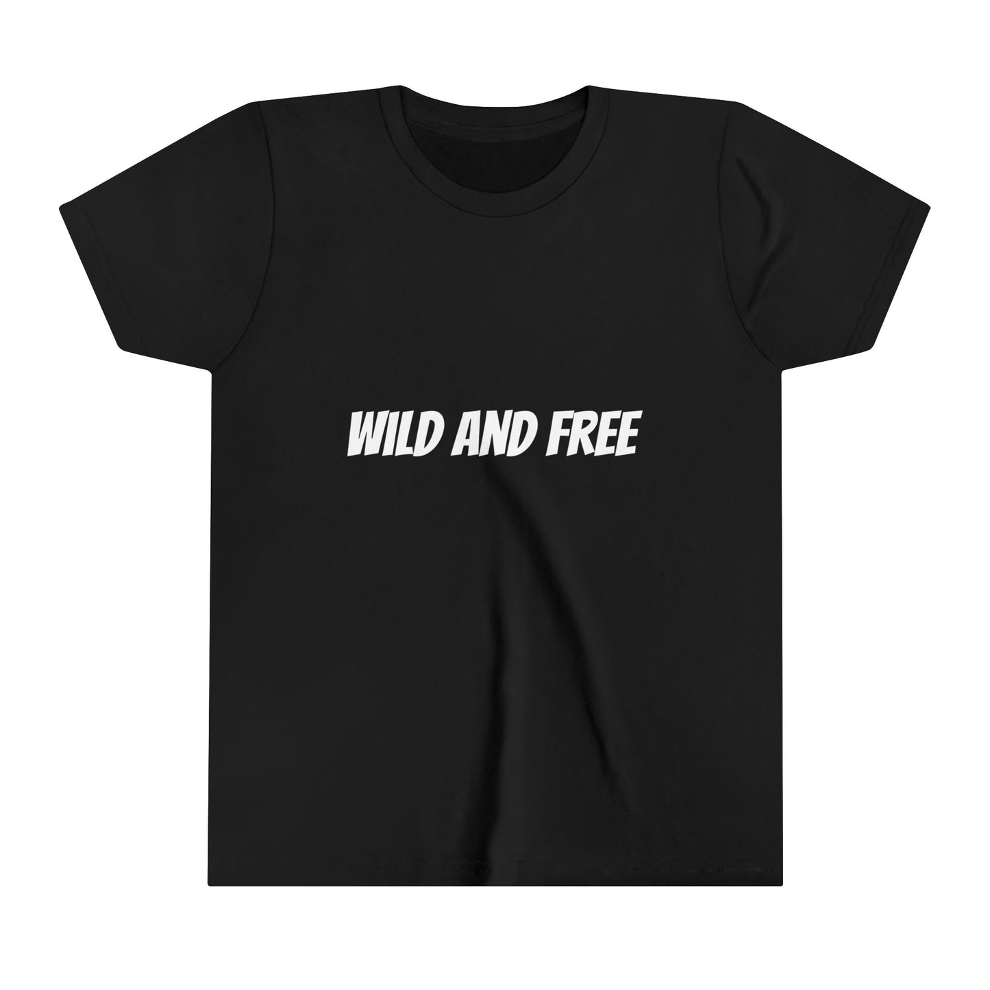 Wild and Free Youth Tee in Black