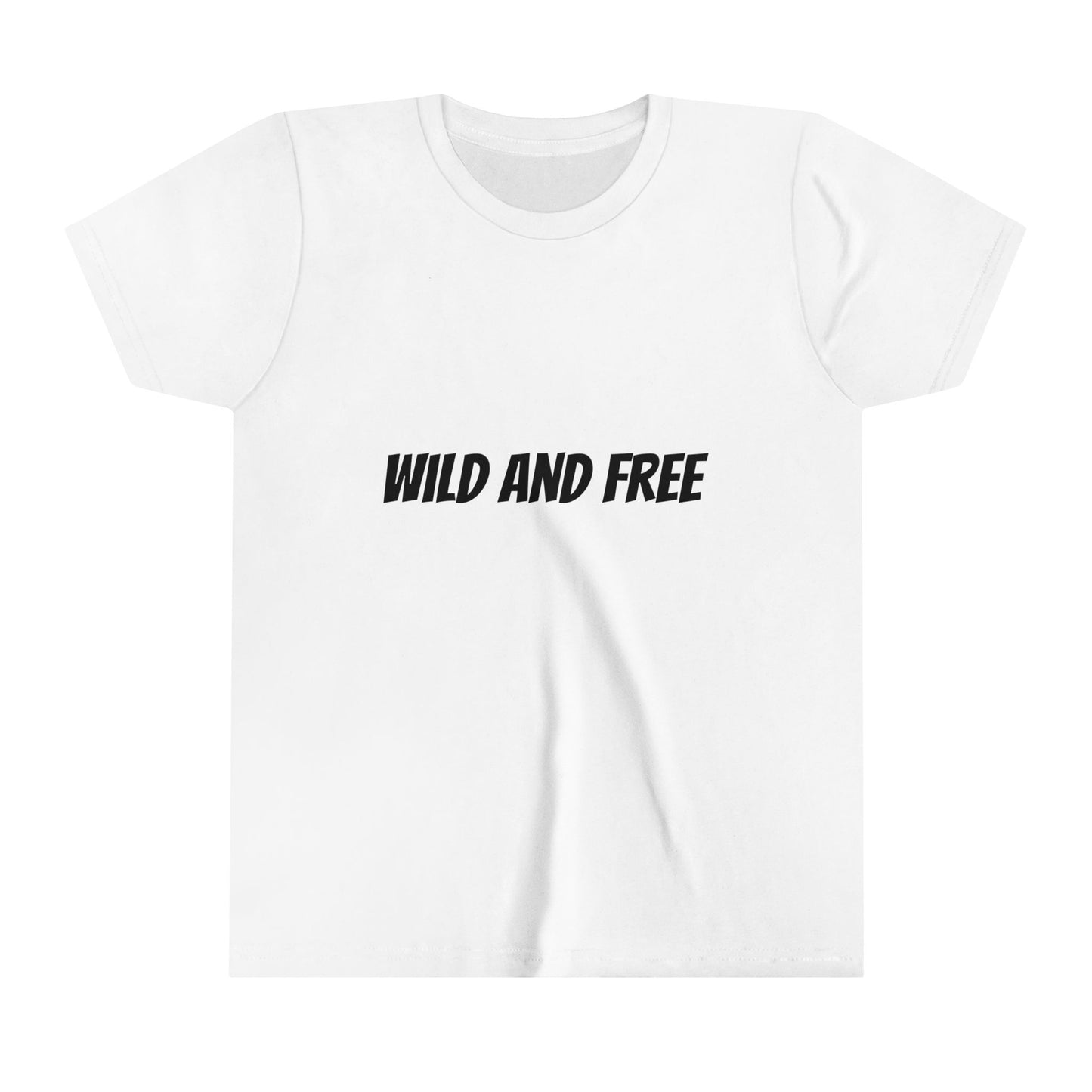Wild and Free Youth Tee in White
