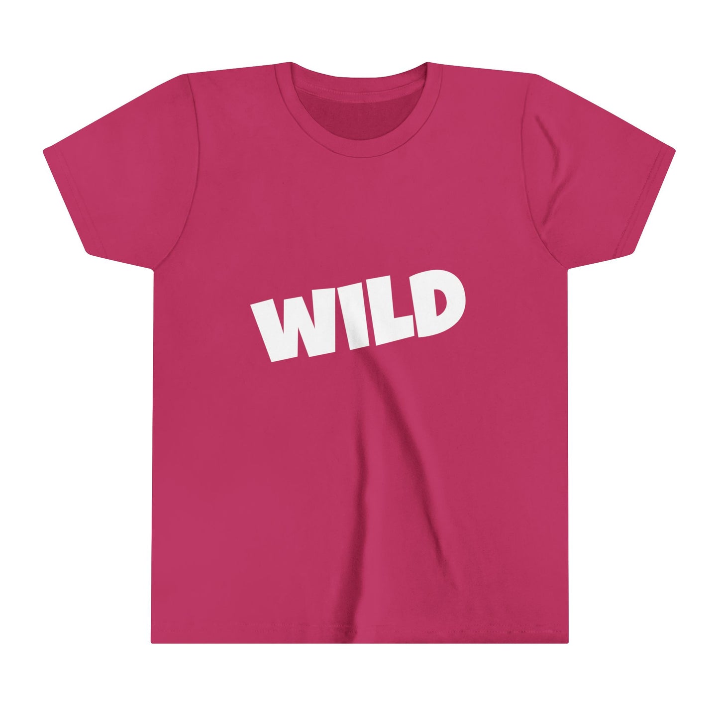 Just Wild Tee Youth Tee in Pink