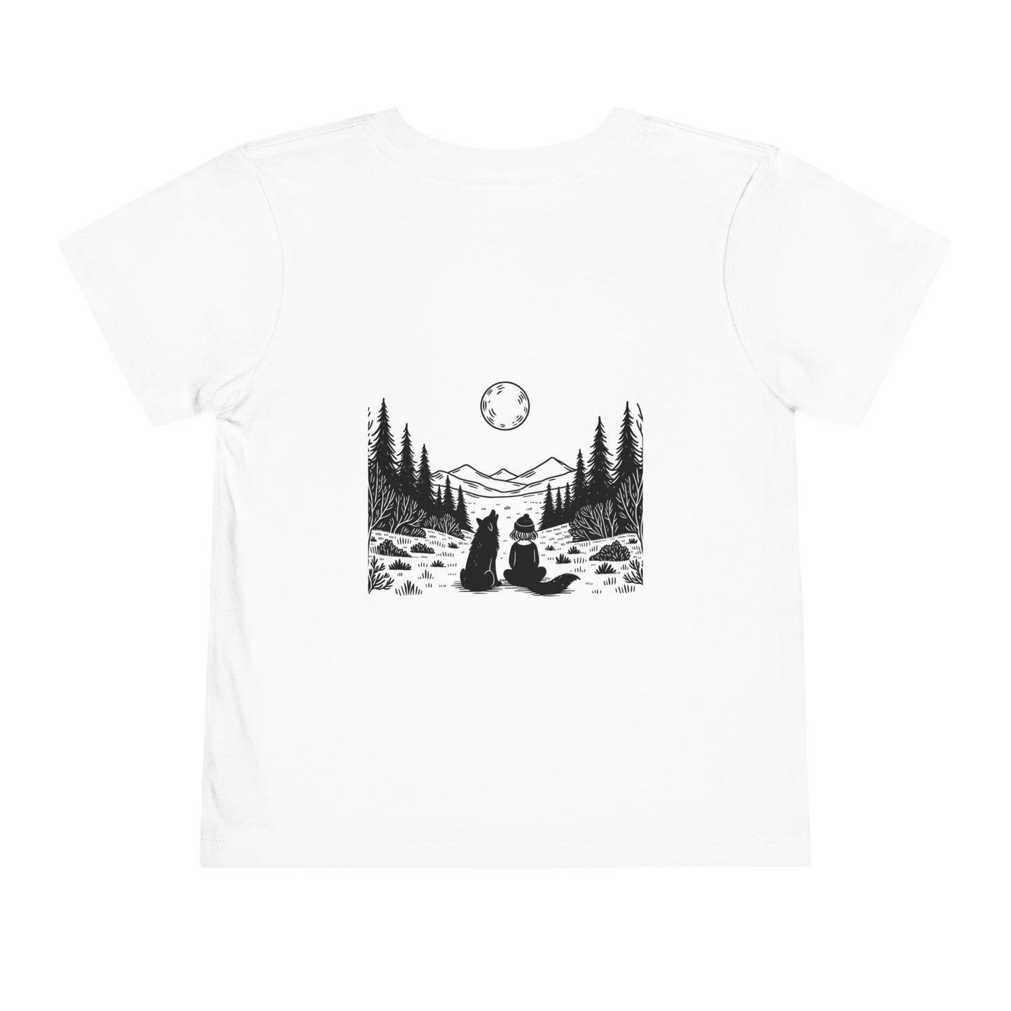 Wild and Free Toddler Tee White