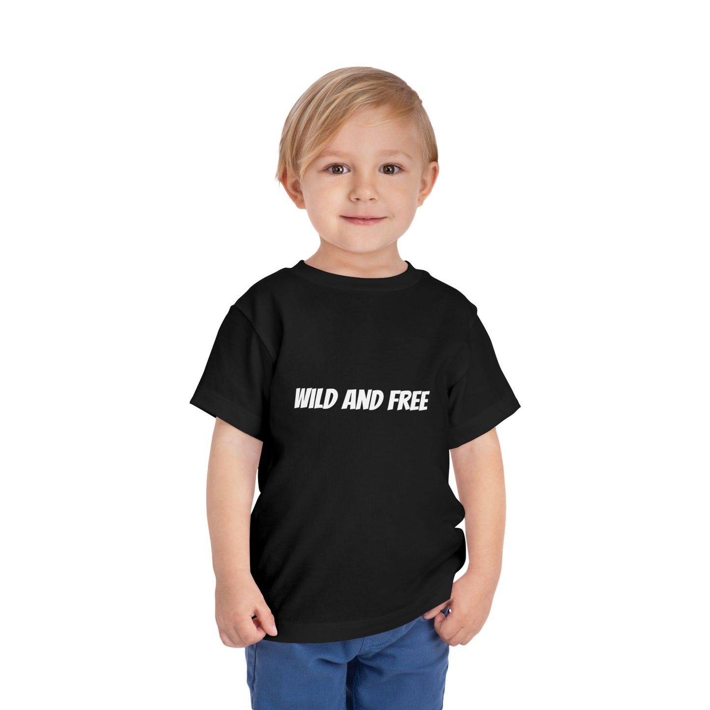 Wild and Free Toddler Tee Black