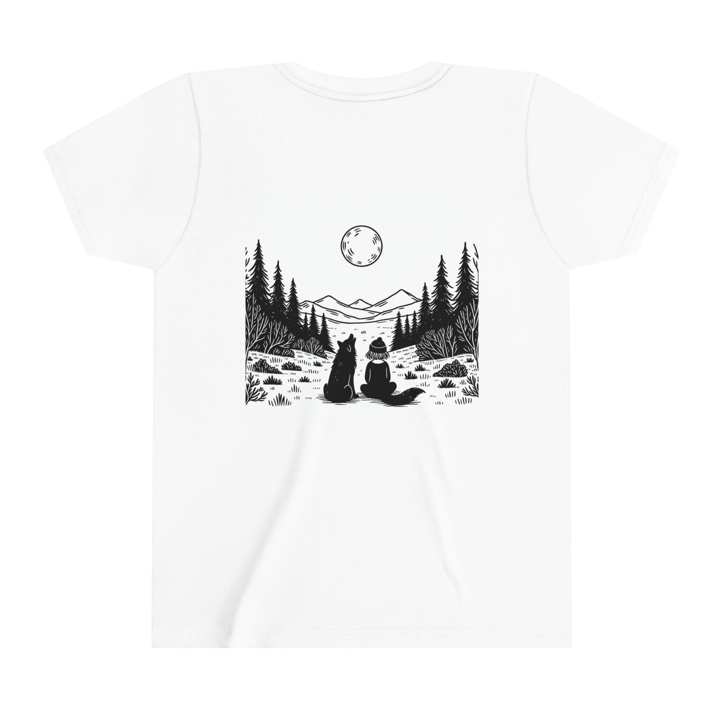 Wild and Free Youth Tee in White