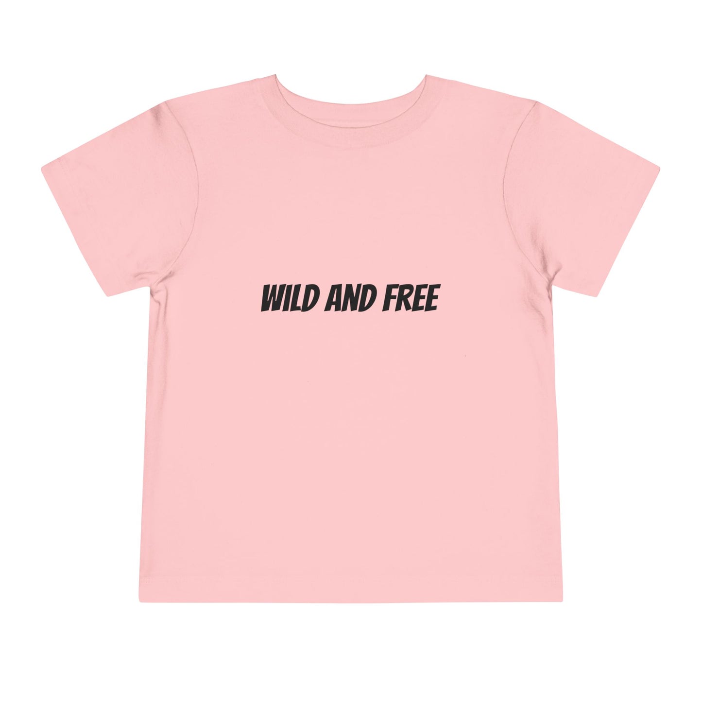 Wild and Free Toddler Tee Pink