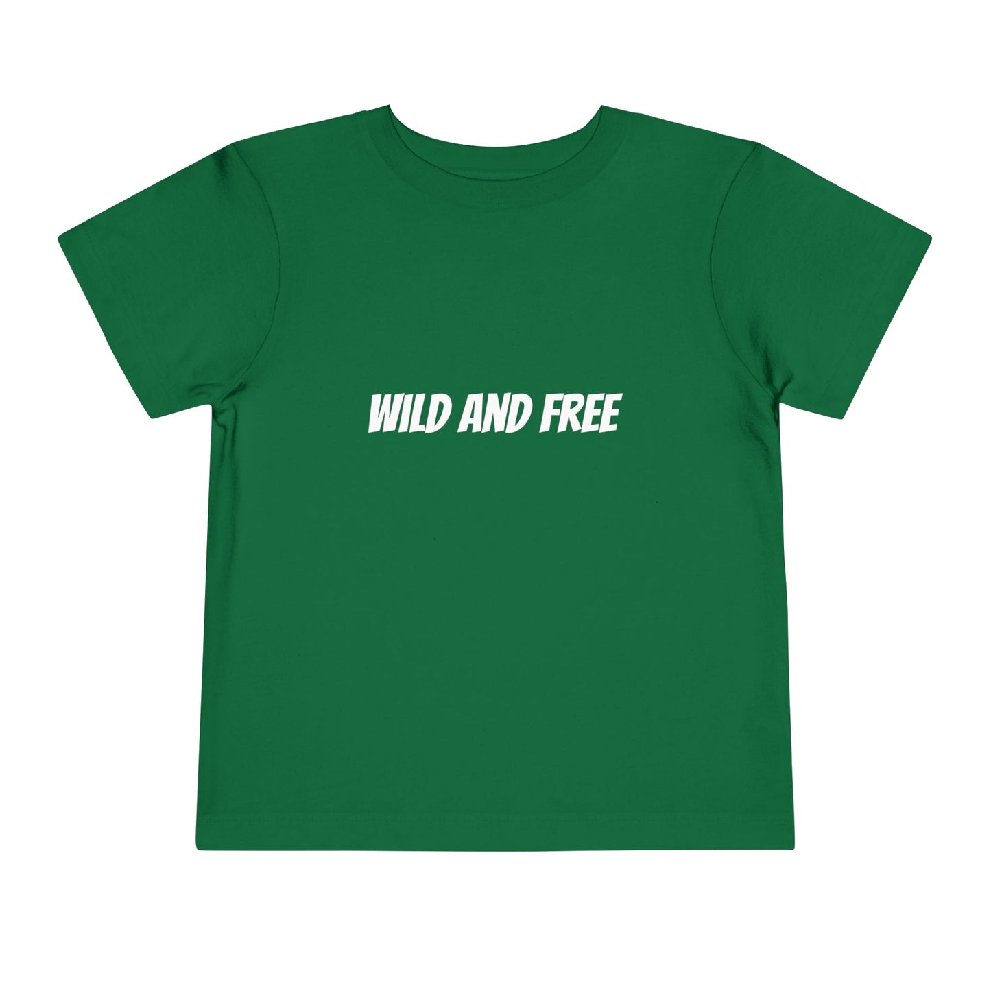 Wild and Free Toddler Tee Green
