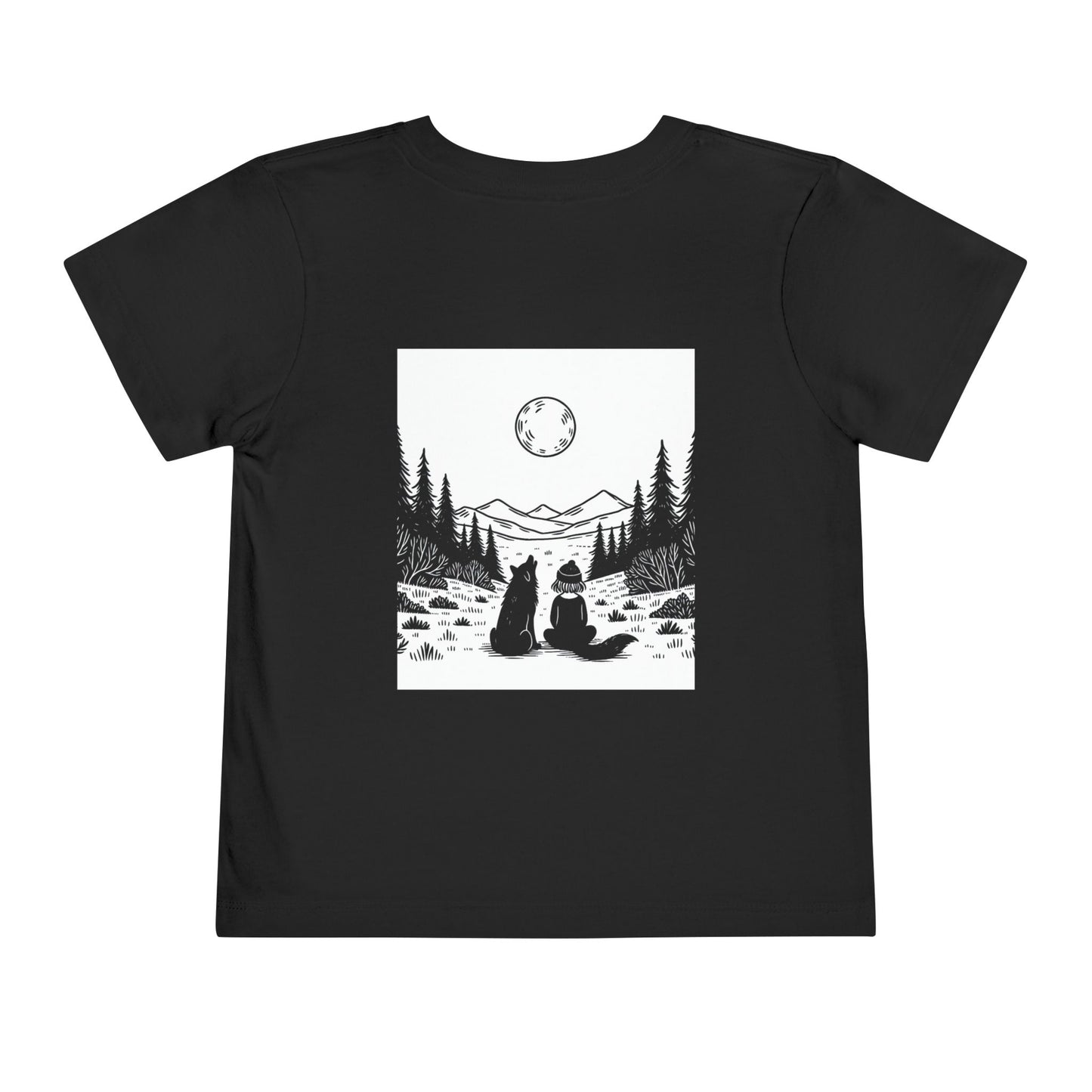 Wild and Free Toddler Tee Black