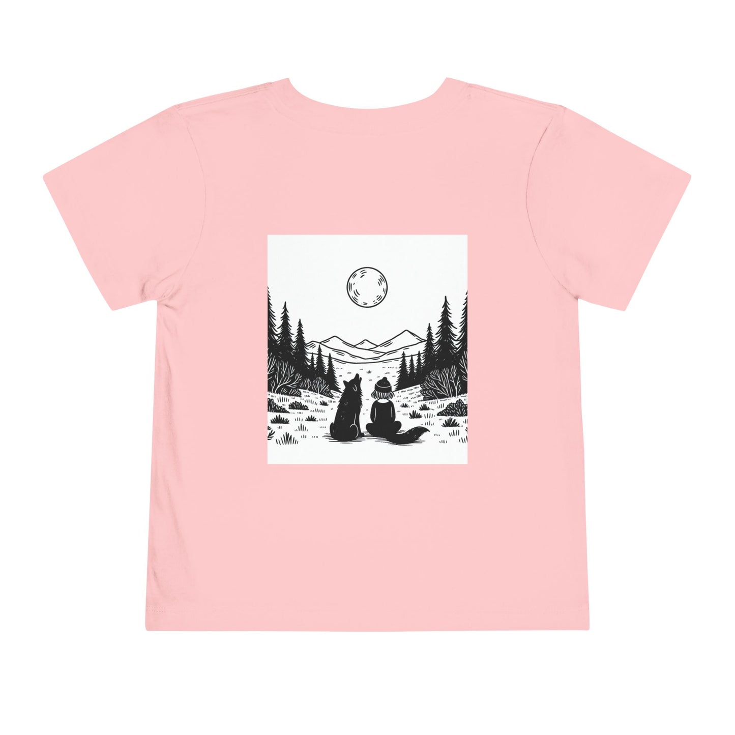 Wild and Free Toddler Tee Pink