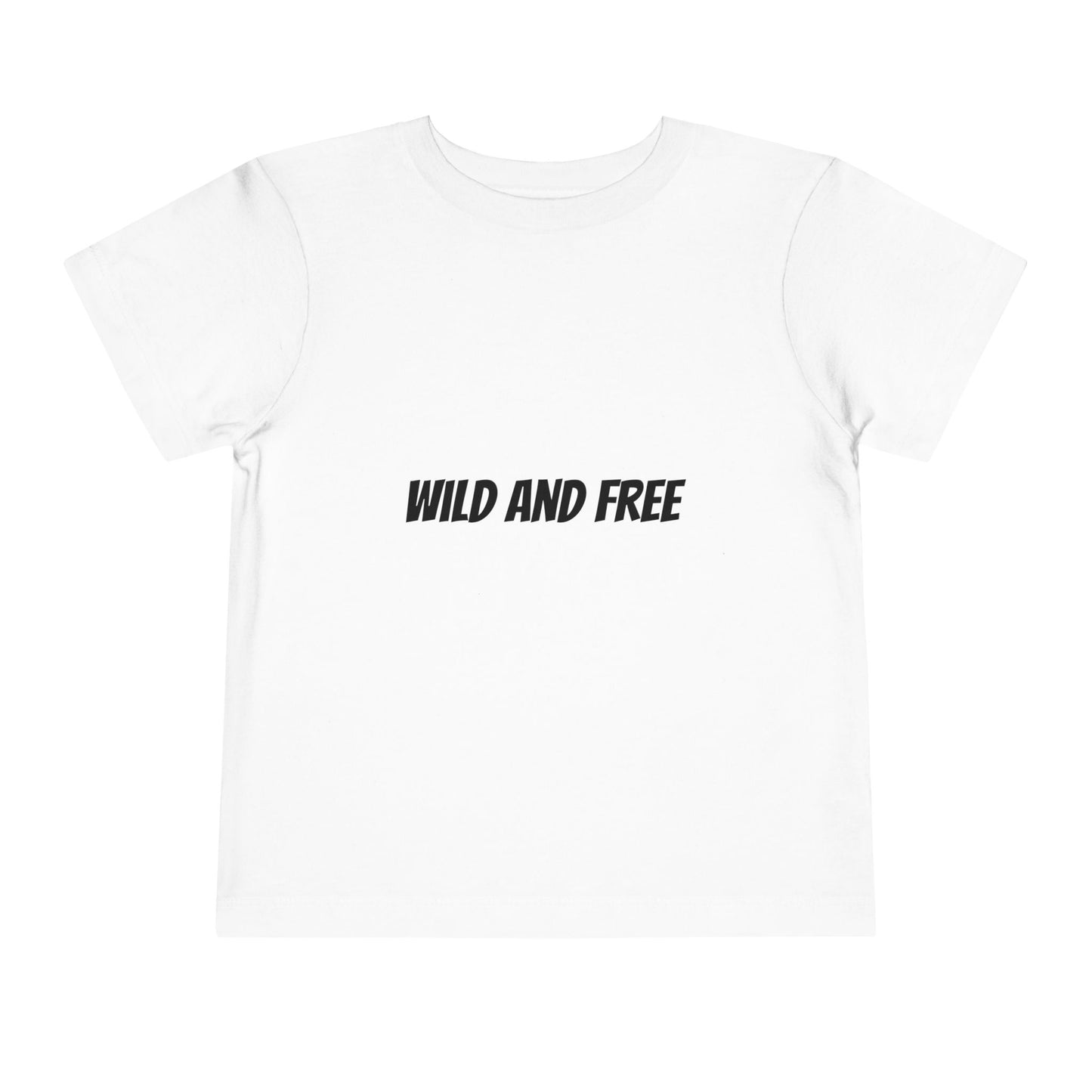 Wild and Free Toddler Tee White