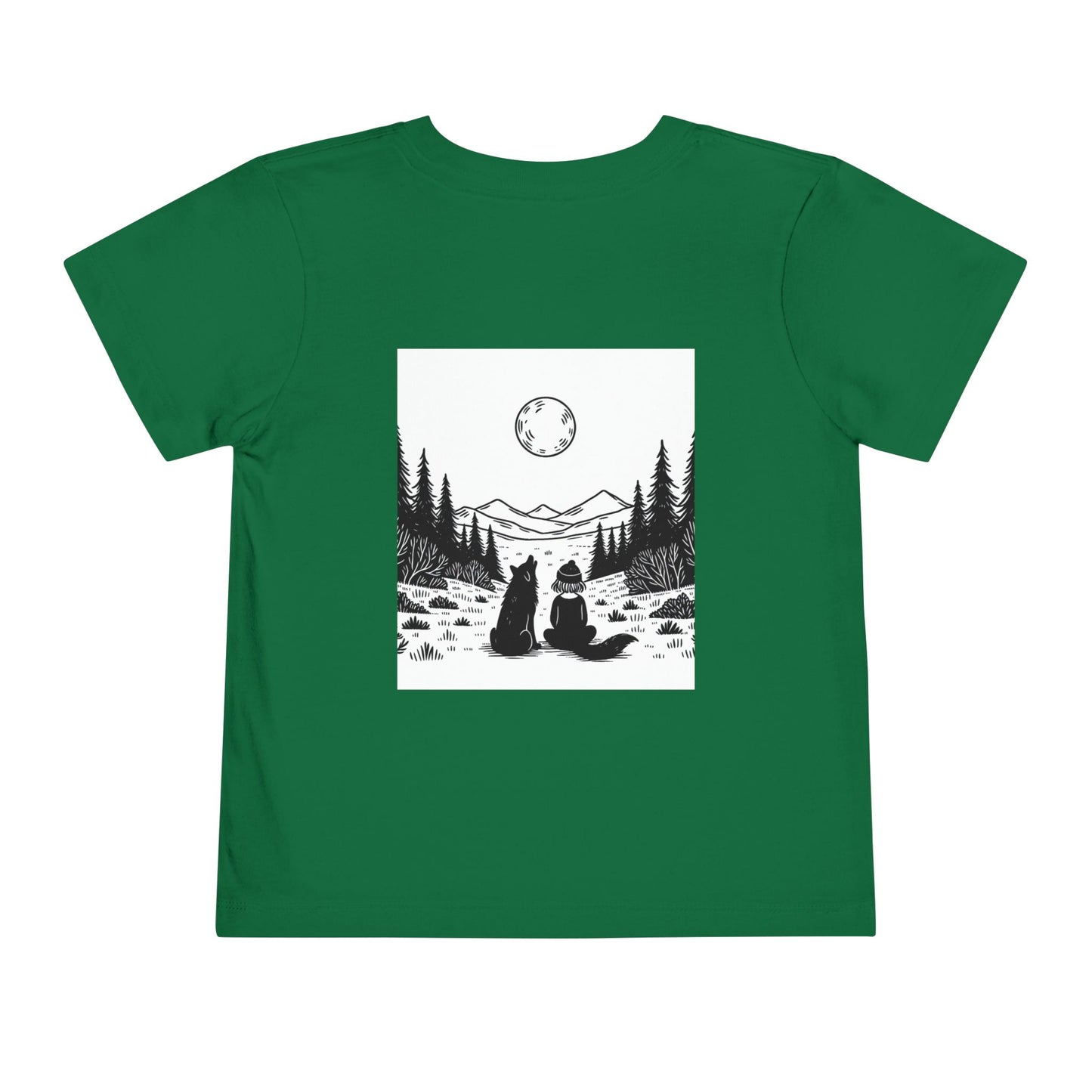 Wild and Free Toddler Tee Green