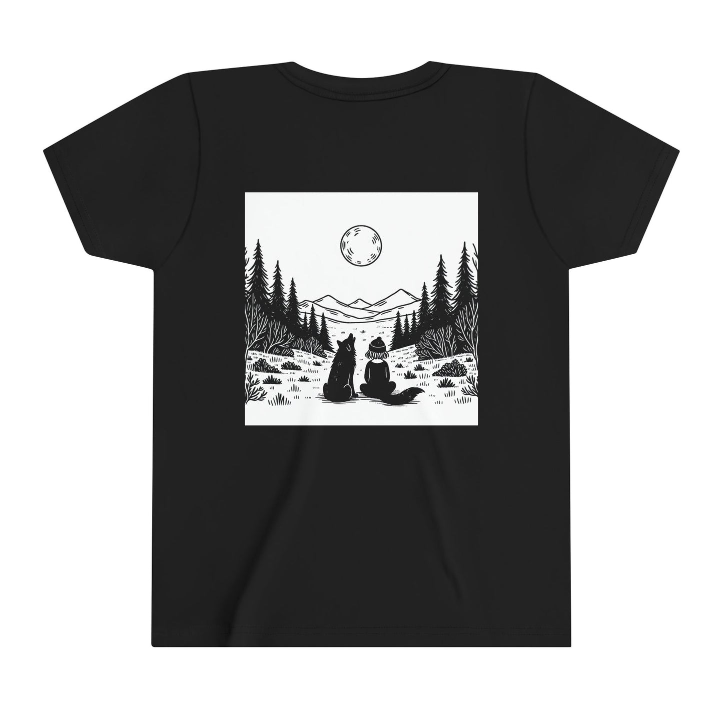 Wild and Free Youth Tee in Black