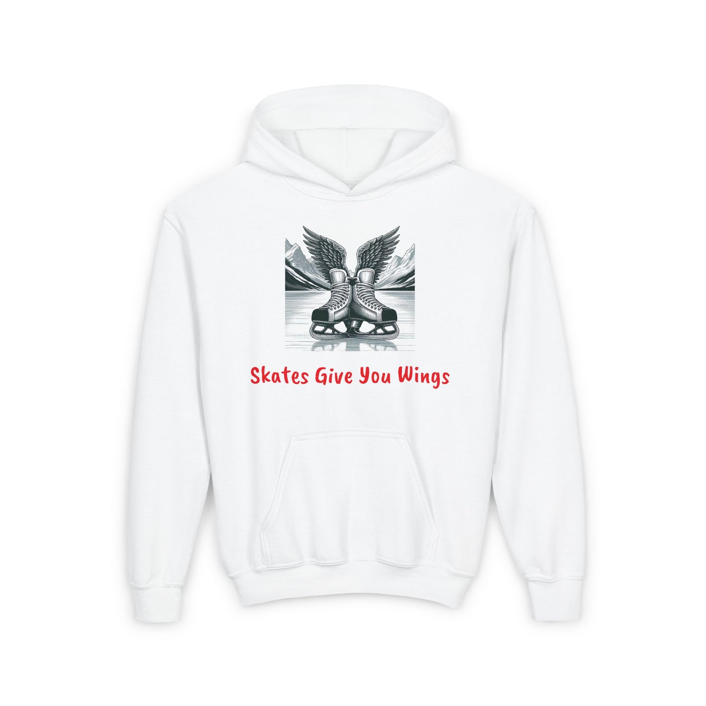 Wings Youth Hoodie White