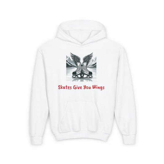 Wings Youth Hoodie White